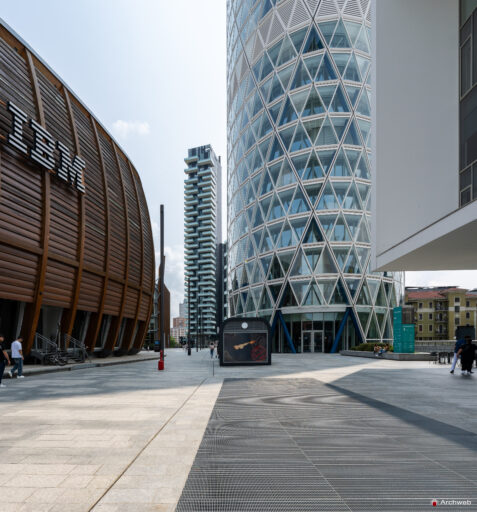 Torre Unipol a Milano. Fotografie © M.S. Archweb.com