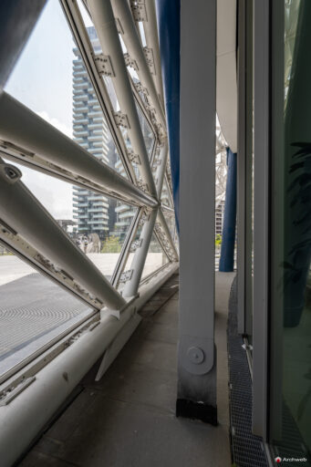 Torre Unipol a Milano. Fotografie © M.S. Archweb.com