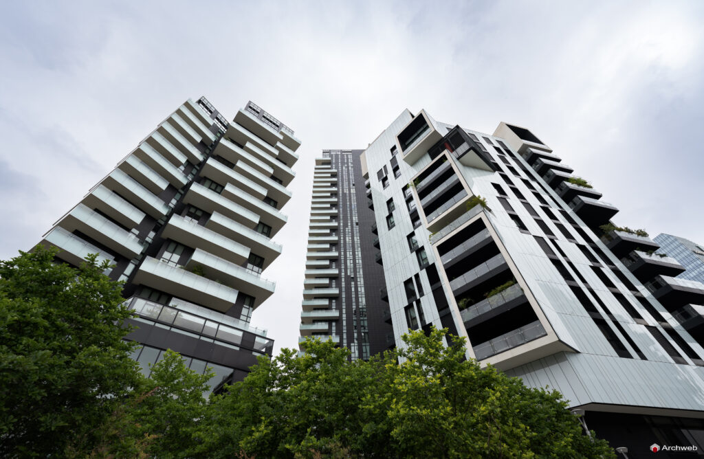Le torri residenziali Solaria, Aria e Solea simboli di una Milano che guarda al futuro
