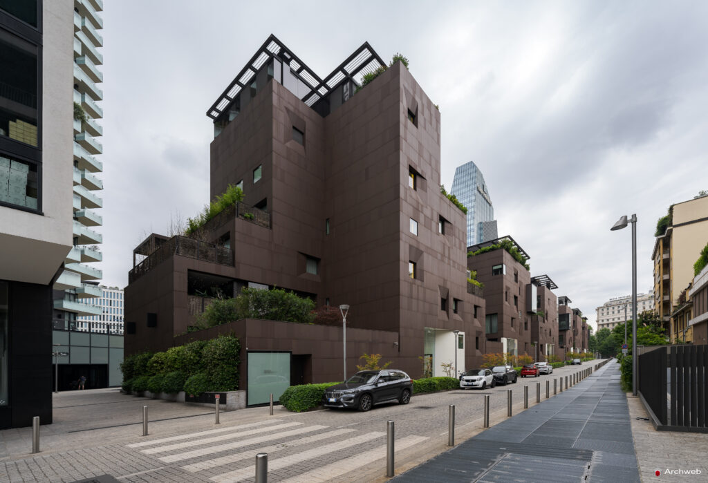 Le Ville di Porta Nuova a Milano. Fotografie Archweb 4K