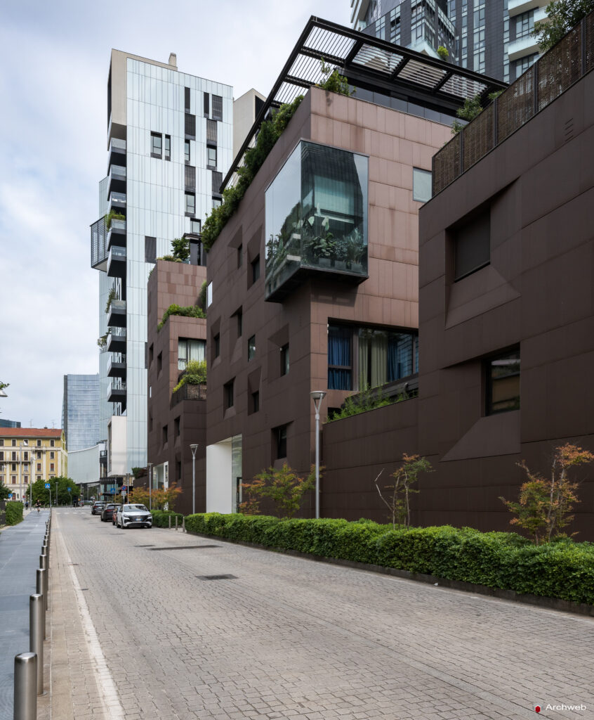Le Ville di Porta Nuova a Milano. Fotografie Archweb 4K