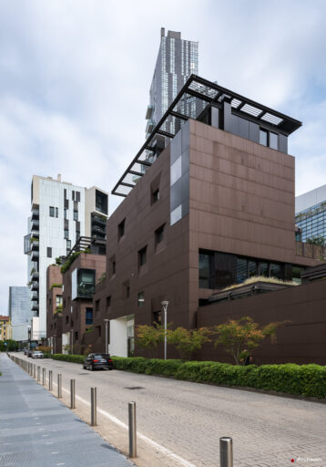 Le Ville di Porta Nuova a Milano. Fotografie Archweb 4K