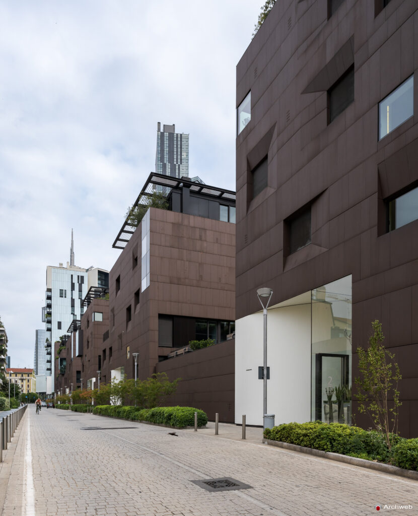 Le Ville di Porta Nuova a Milano. Fotografie Archweb 4K