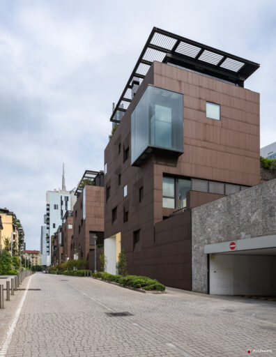 Le Ville di Porta Nuova a Milano. Fotografie Archweb 4K