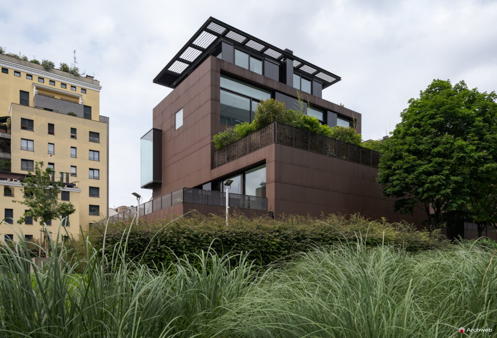 Le Ville di Porta Nuova a Milano. Fotografie Archweb 4K