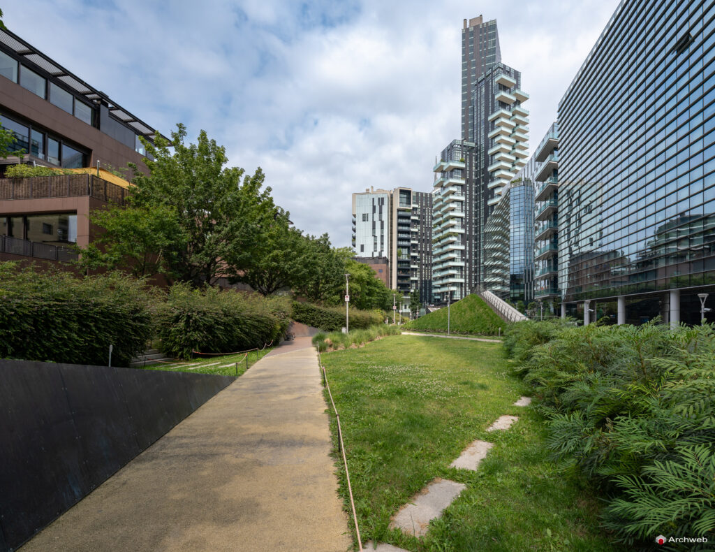 Le Ville di Porta Nuova a Milano. Fotografie Archweb 4K