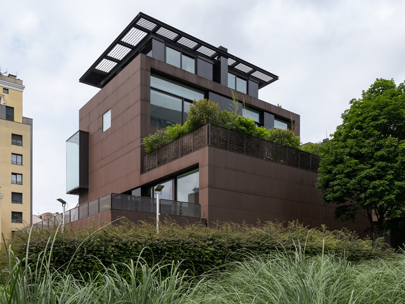 Le Ville di Porta Nuova a Milano. Fotografie Archweb 4K