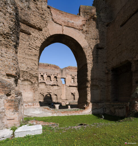Terme di Caracalla a Roma. Fotografie 4K © Archweb.com