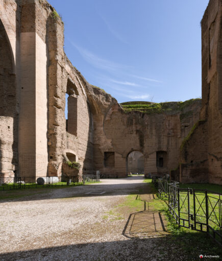 Terme di Caracalla a Roma. Fotografie 4K © Archweb.com