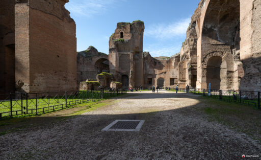 Terme di Caracalla a Roma. Fotografie 4K © Archweb.com