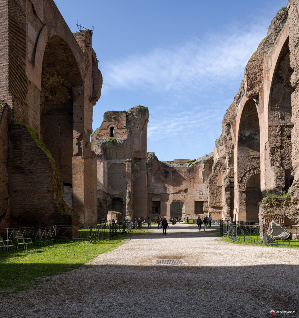 Terme di Caracalla a Roma. Fotografie 4K © Archweb.com