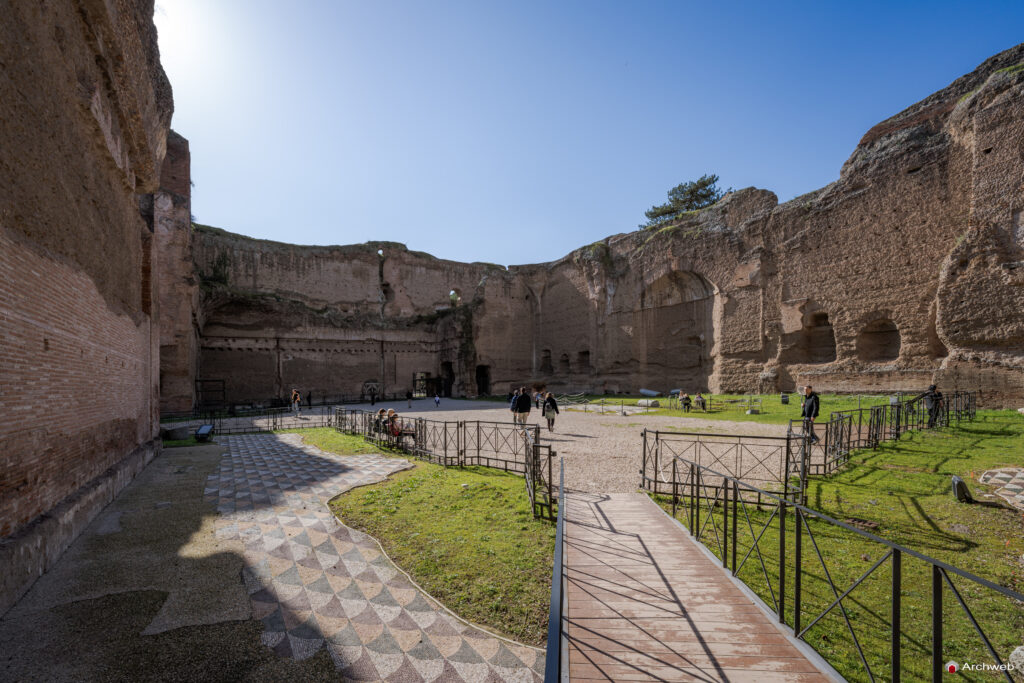 Terme di Caracalla a Roma. Fotografie 4K © Archweb.com