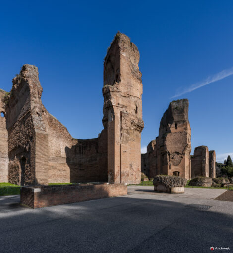 Terme di Caracalla a Roma. Fotografie 4K © Archweb.com