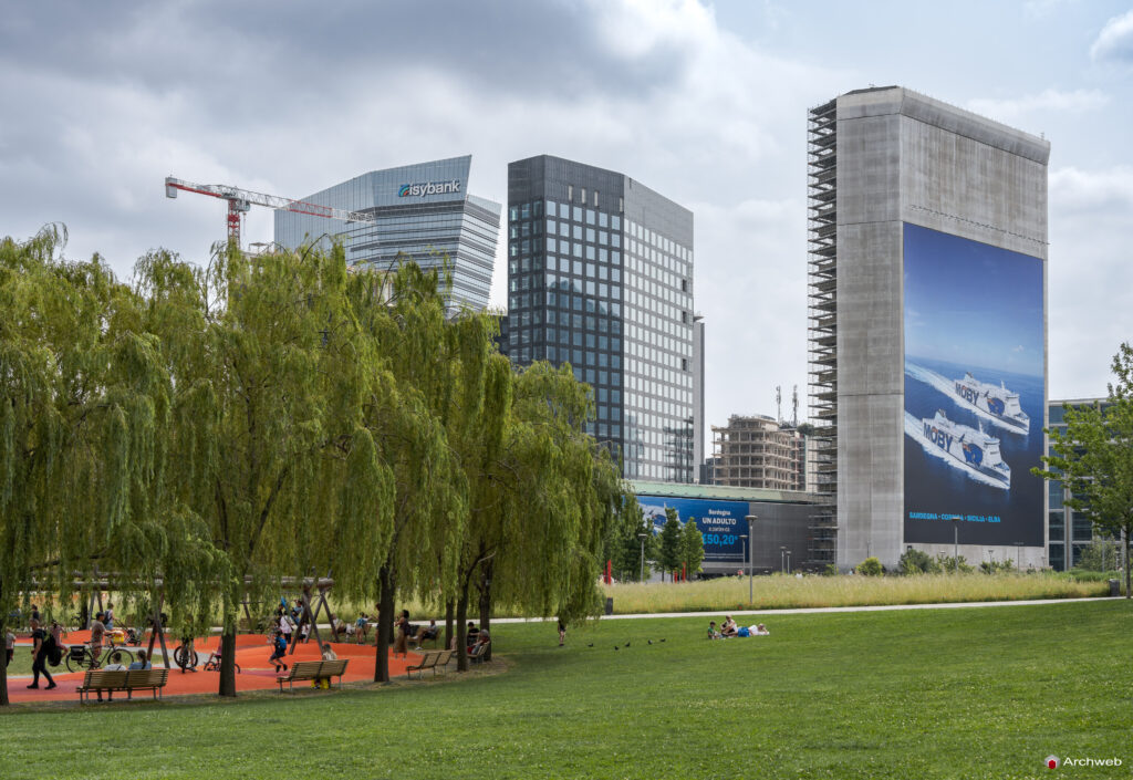 Biblioteca degli alberi a Milano Porta Nuova. Fotografie © Archweb.com