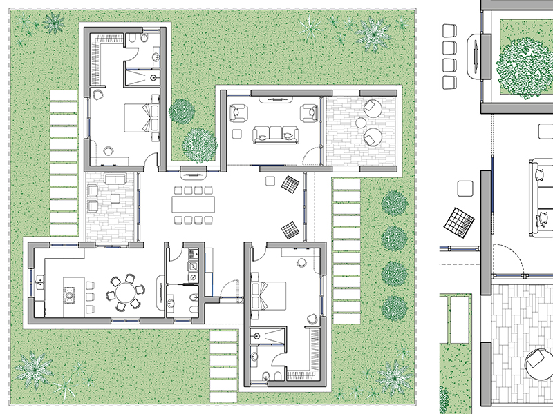 Casa unifamiliare 14 dwg Archweb