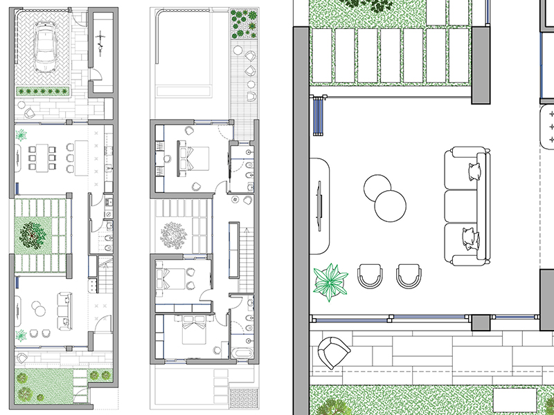 Case a schiera 58 dwg Archweb