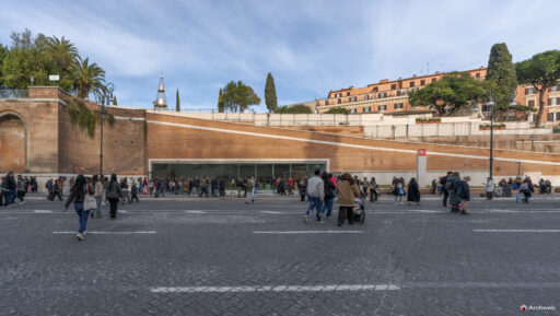 Metro C - Colosseo - Fori Imperiali. Fotografie © Archweb.com