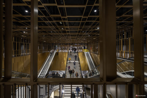 Metro C - Colosseo - Fori Imperiali. Fotografie © Archweb.com