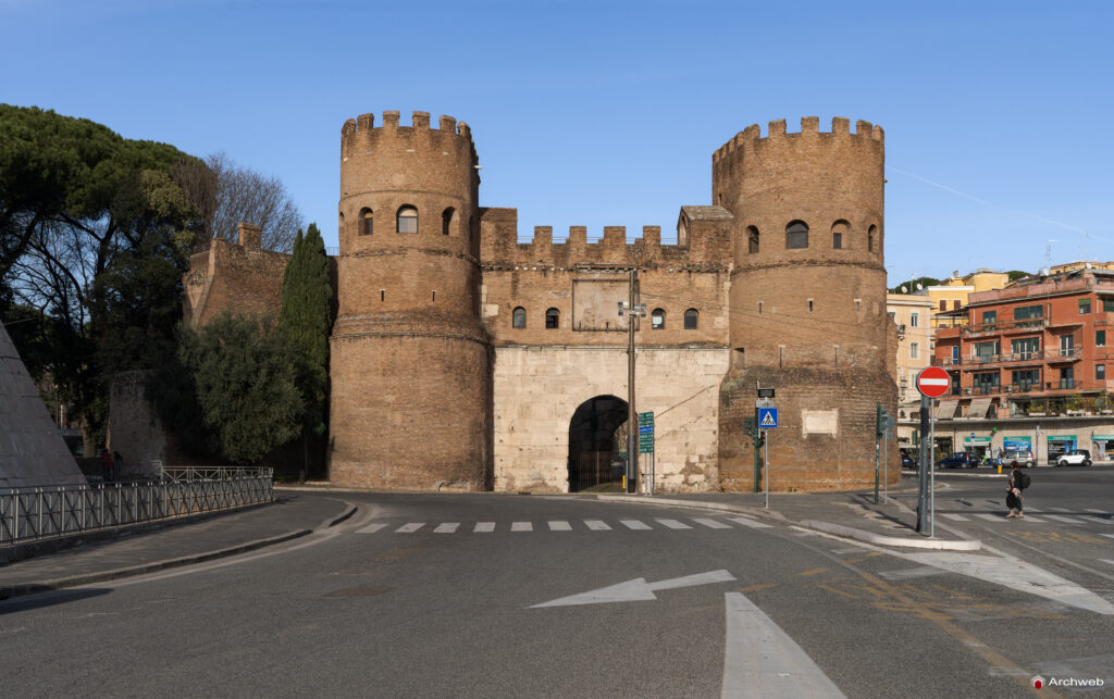 Porta San Paolo a Roma. Fotografie © M.S. Archweb.com