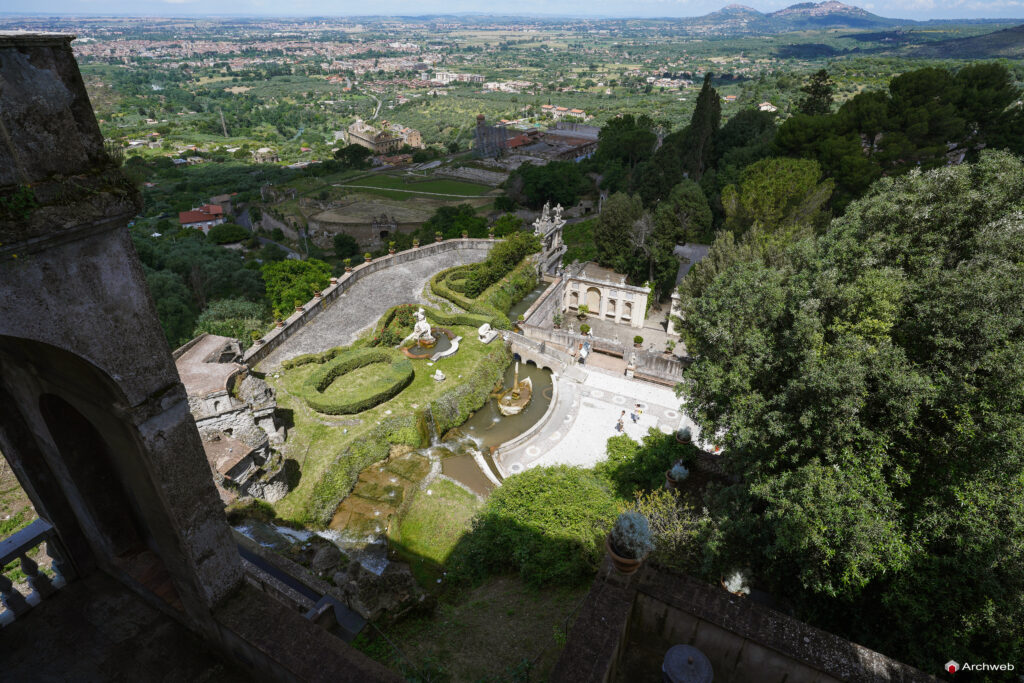 Villa d'Este a Tivoli. Fotografie © M.S. Archweb.com