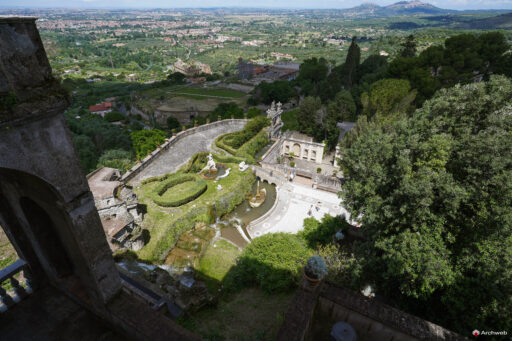 Villa d'Este a Tivoli. Fotografie © M.S. Archweb.com