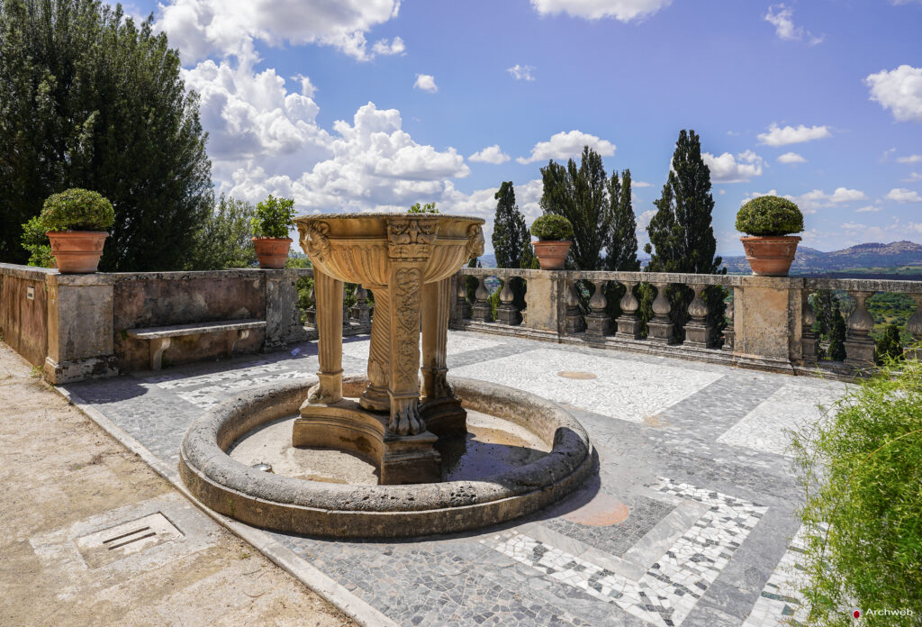 Villa d'Este a Tivoli. Fotografie © M.S. Archweb.com