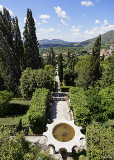 Villa d'Este a Tivoli. Fotografie © M.S. Archweb.com