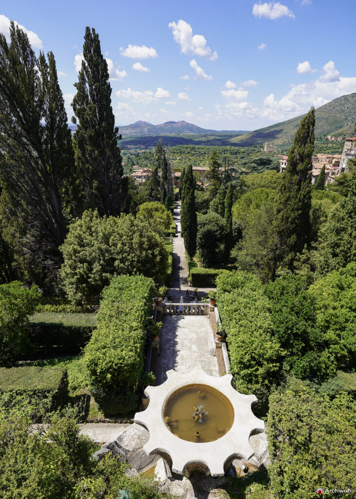 Villa d'Este a Tivoli. Fotografie © M.S. Archweb.com