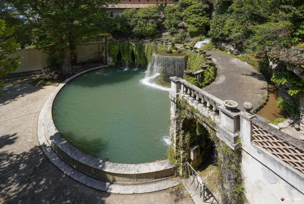 Villa d'Este a Tivoli. Fotografie © M.S. Archweb.com