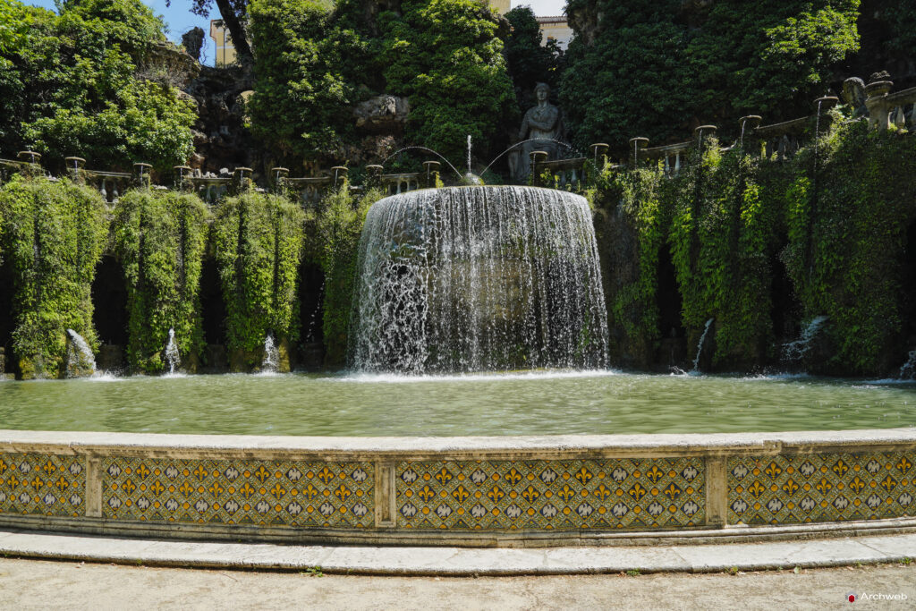 Villa d'Este a Tivoli. Fotografie © M.S. Archweb.com