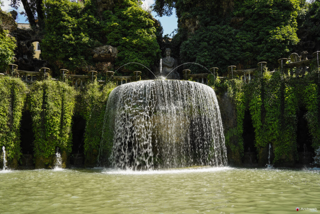 Villa d'Este a Tivoli. Fotografie © M.S. Archweb.com