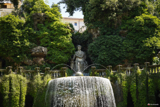 Villa d'Este a Tivoli. Fotografie © M.S. Archweb.com