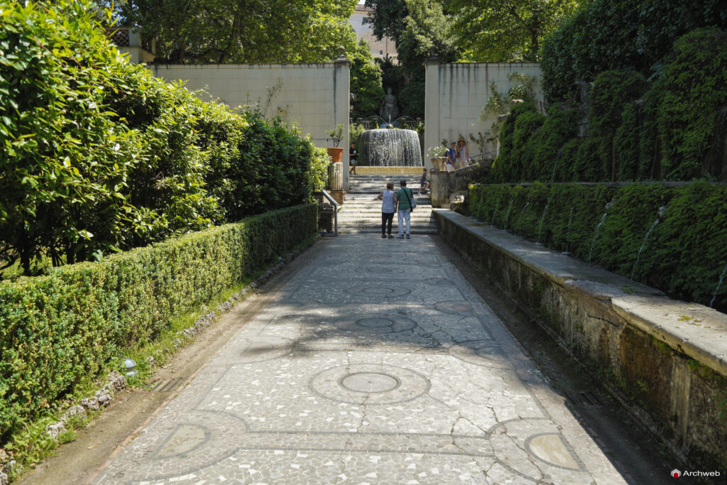Villa d'Este a Tivoli. Fotografie © M.S. Archweb.com