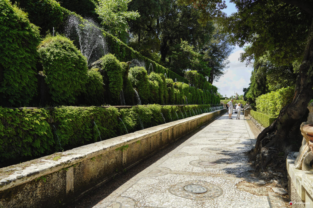 Villa d'Este a Tivoli. Fotografie © M.S. Archweb.com