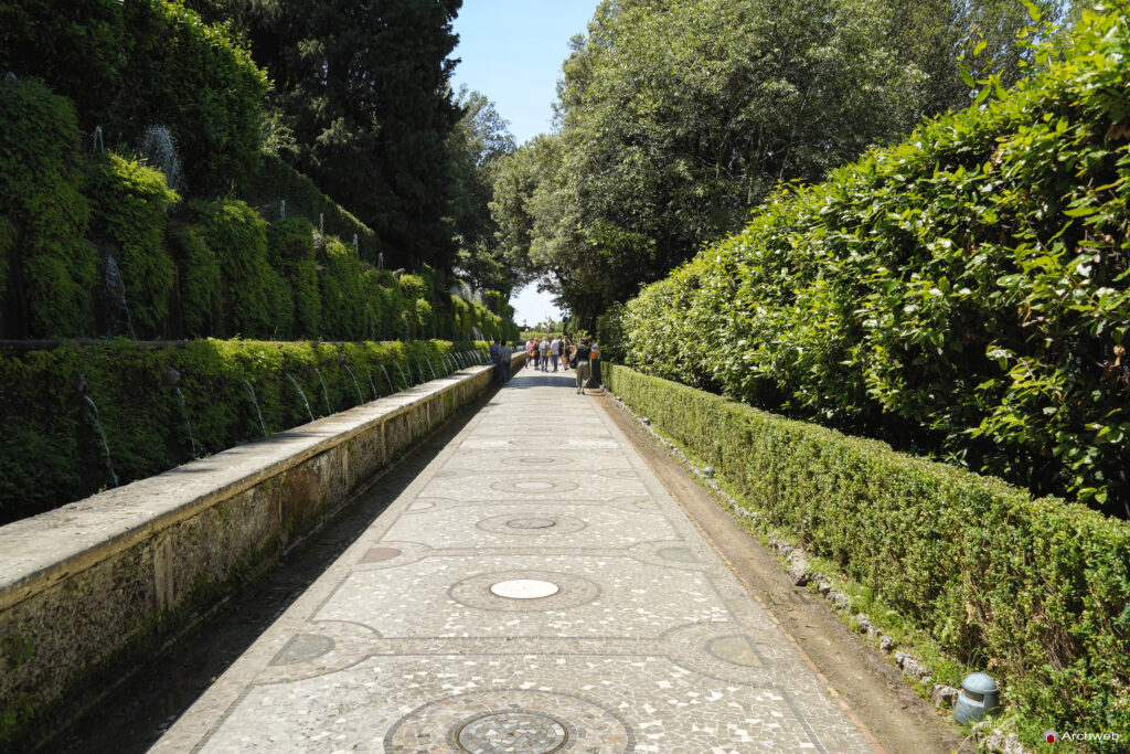 Villa d'Este a Tivoli. Fotografie © M.S. Archweb.com