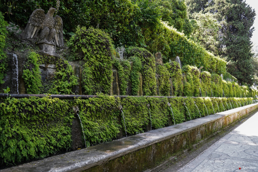 Villa d'Este a Tivoli. Fotografie © M.S. Archweb.com