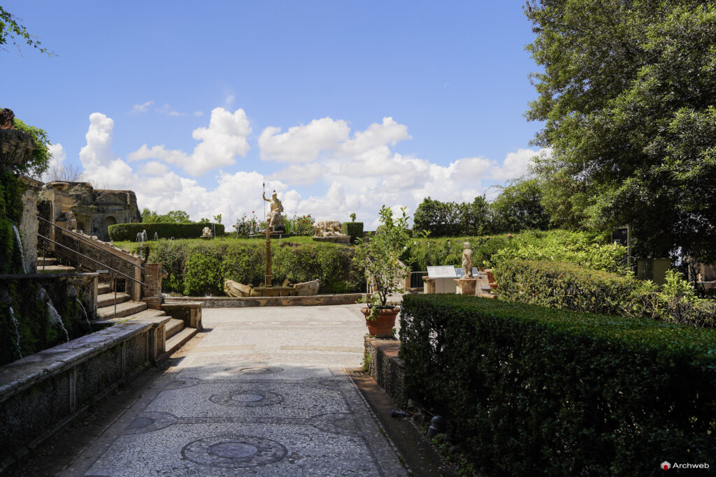 Villa d'Este a Tivoli. Fotografie © M.S. Archweb.com