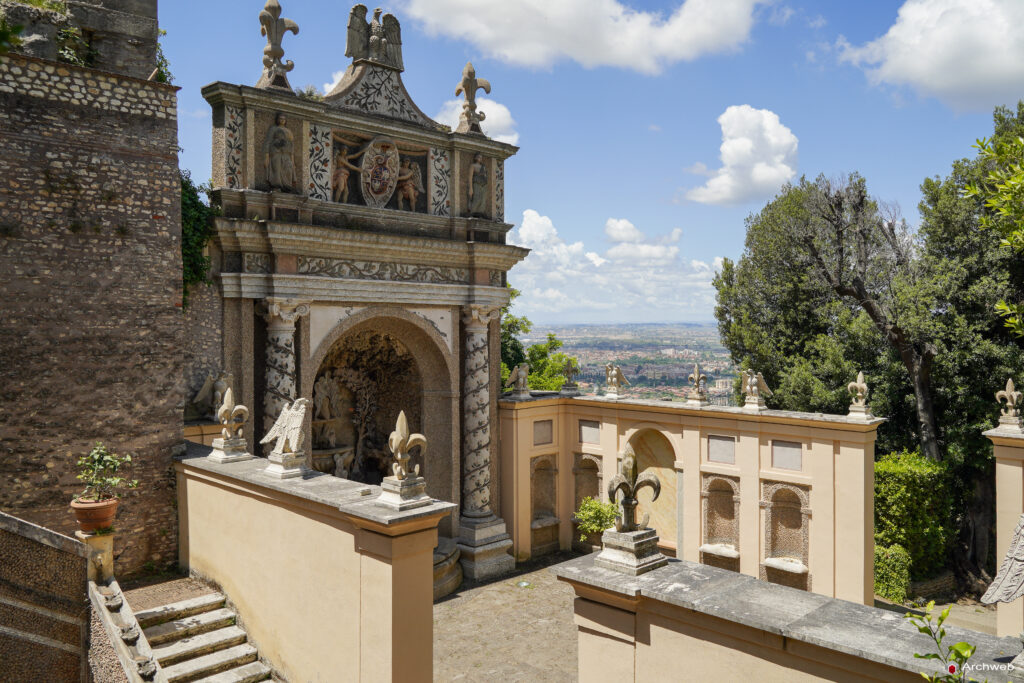 Villa d'Este a Tivoli. Fotografie © M.S. Archweb.com