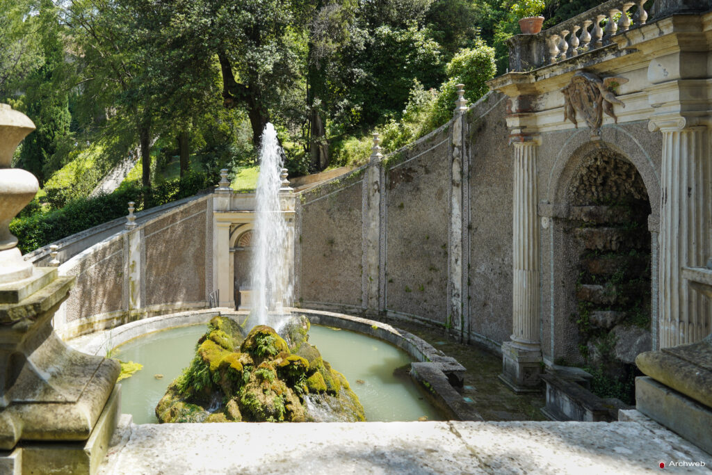 Villa d'Este a Tivoli. Fotografie © M.S. Archweb.com