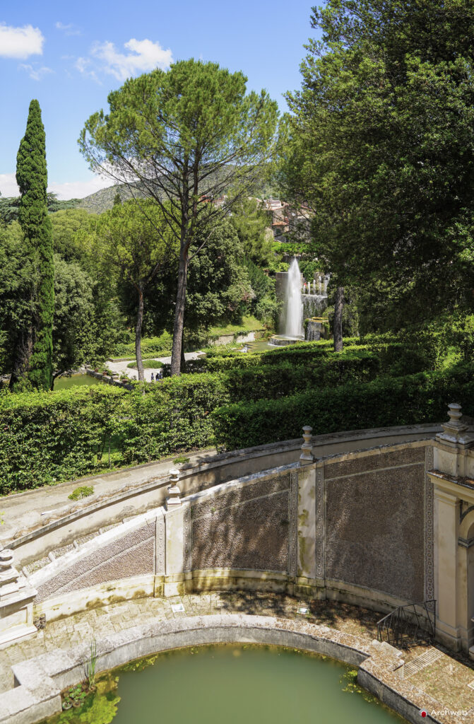Villa d'Este a Tivoli. Fotografie © M.S. Archweb.com