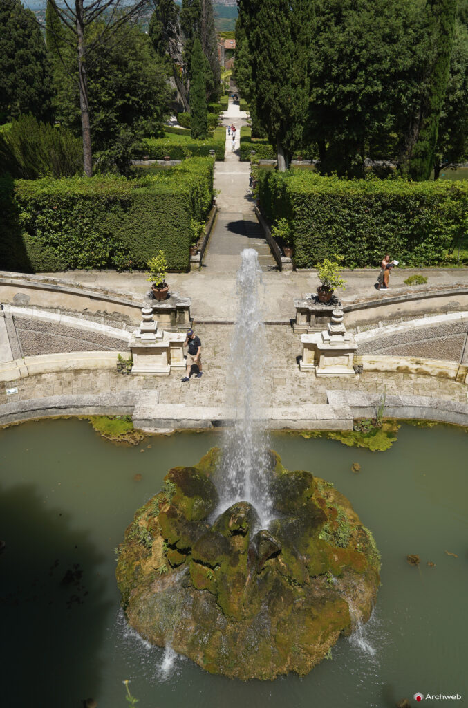 Villa d'Este a Tivoli. Fotografie © M.S. Archweb.com