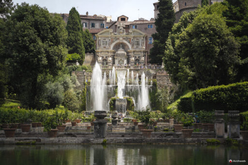 Villa d'Este a Tivoli. Fotografie © M.S. Archweb.com