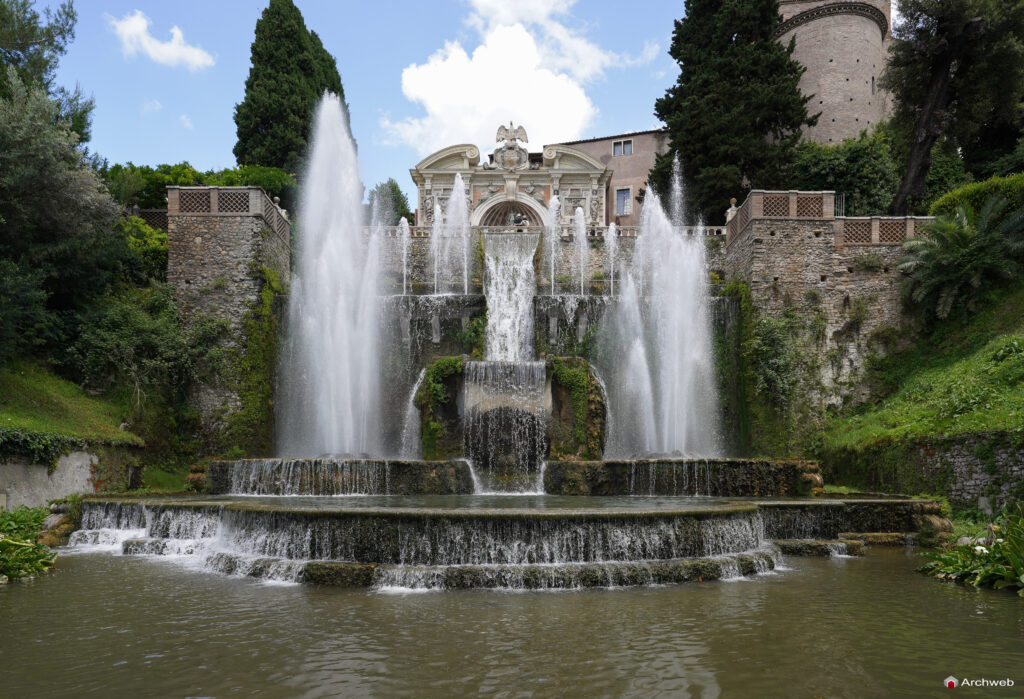 Villa d'Este a Tivoli. Fotografie © M.S. Archweb.com