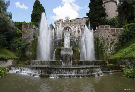 Villa d'Este a Tivoli. Fotografie © M.S. Archweb.com