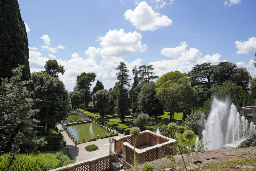 Villa d'Este a Tivoli. Fotografie © M.S. Archweb.com
