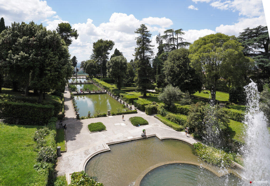 Villa d'Este a Tivoli. Fotografie © M.S. Archweb.com