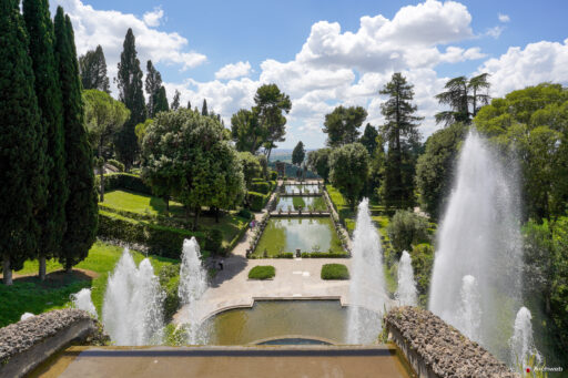 Villa d'Este a Tivoli. Fotografie © M.S. Archweb.com