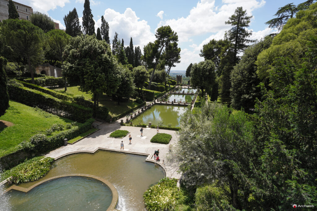 Villa d'Este a Tivoli. Fotografie © M.S. Archweb.com
