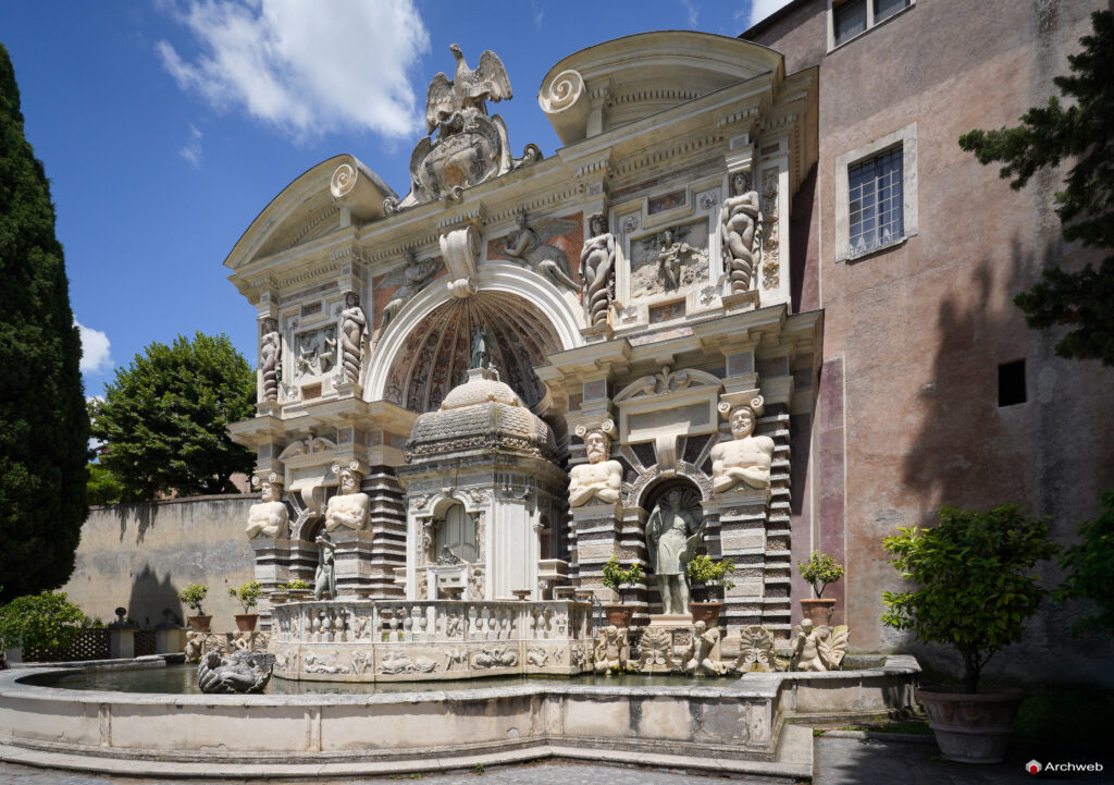 Villa d'Este a Tivoli. Fotografie © M.S. Archweb.com