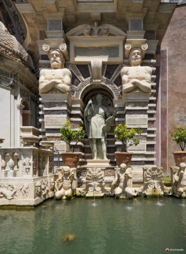Villa d'Este a Tivoli. Fotografie © M.S. Archweb.com